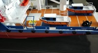 custom made model of 60m Diving Support Vessel
